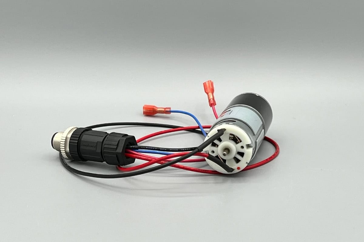 24V DC Gear Motor with M12 Connector