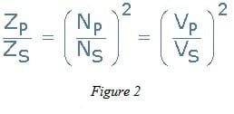 Audio Transformer Voltage Current Relationship Formula