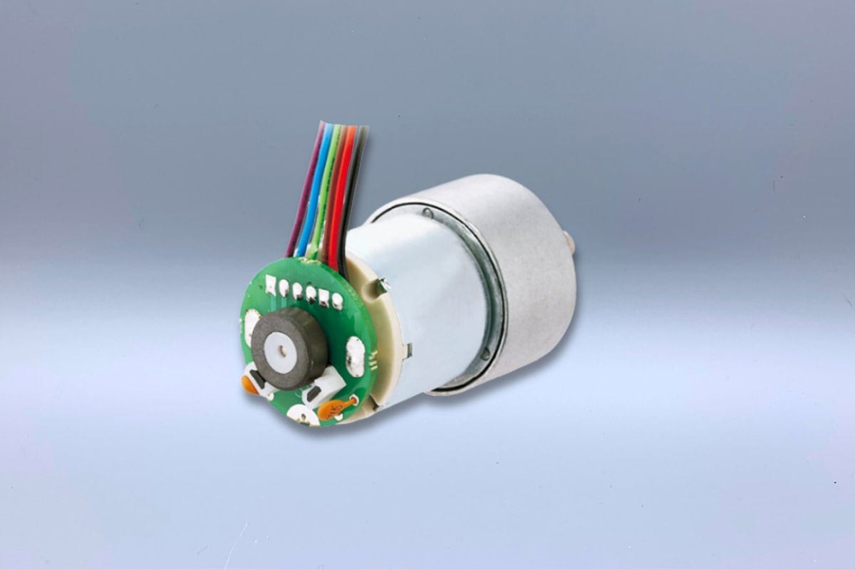 dc servo gear motor with magnetic encoder