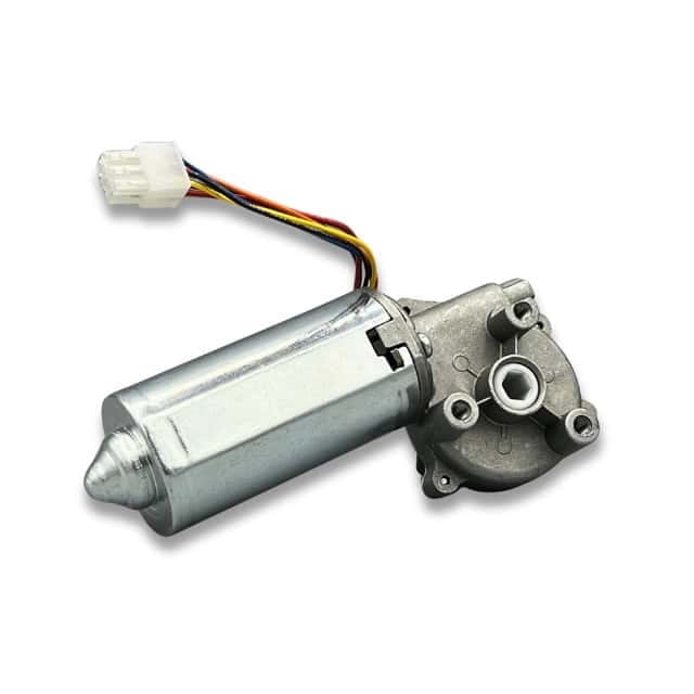 mot 42wgm r134he 640px Electric DC worm gear motor with hollow hex shaft on white background