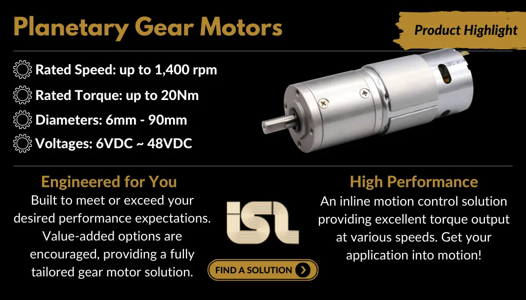 Planetary Gear Motors