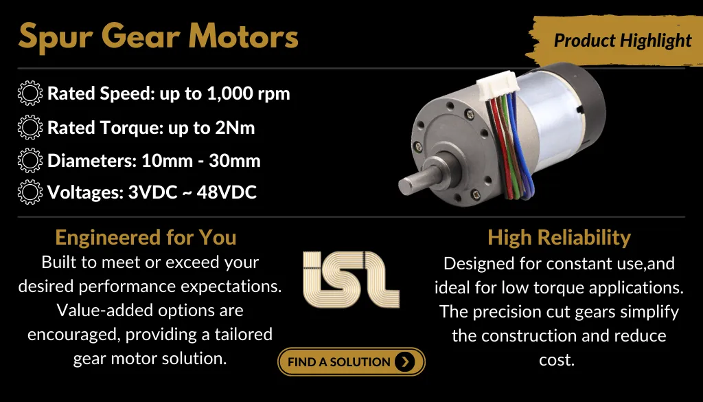 Spur Gear Motors