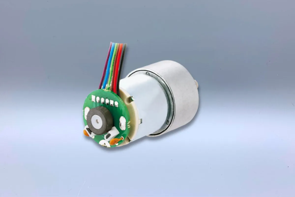 dc servo gear motor with magnetic encoder
