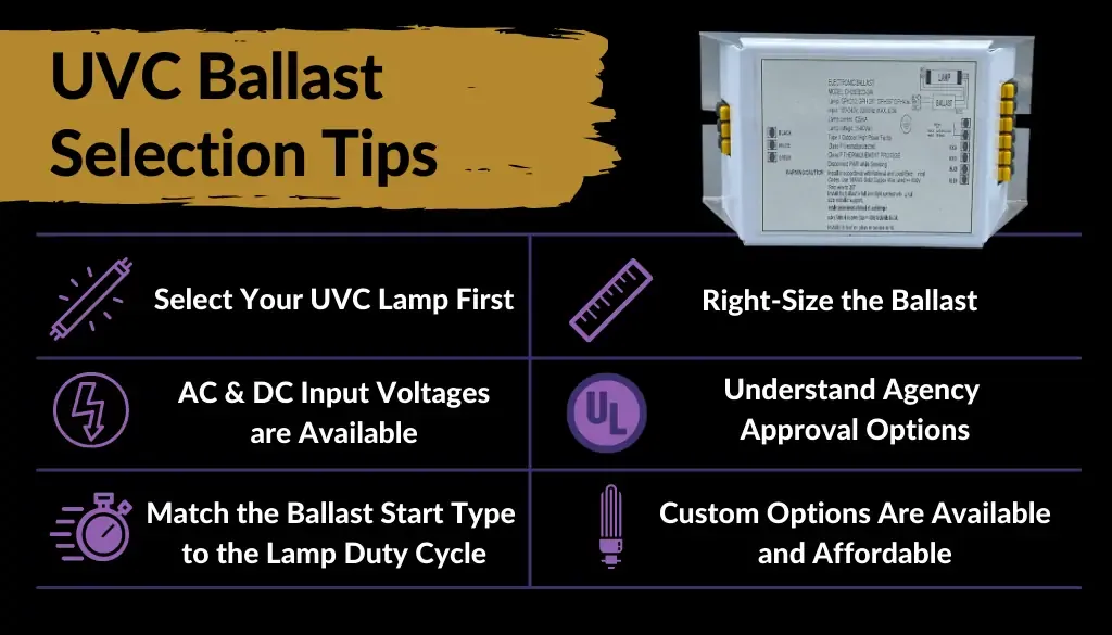 uvc-ballast-selection-tips UVC Ballast Selection Tips